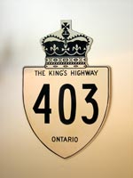 King's Hwy 403 Sign - © Cameron Bevers