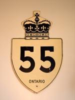 King's Hwy 55 Sign - © Cameron Bevers