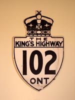 King's Hwy 102 Sign - © Cameron Bevers