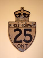 King's Hwy 25 Sign - © Cameron Bevers
