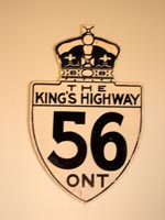 King's Hwy 56 Sign - © Cameron Bevers