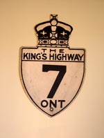 King's Hwy 7 Sign - © Cameron Bevers