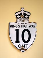 King's Hwy 10 Sign - © Cameron Bevers
