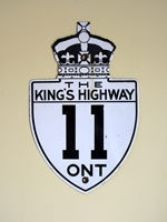 King's Hwy 11 Sign - © Cameron Bevers