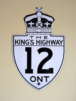 King's Hwy 12 Sign - © Cameron Bevers