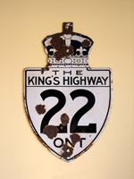 King's Hwy 22 Sign - © Cameron Bevers