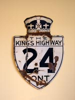 King's Hwy 24 Sign - © Cameron Bevers
