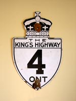 King's Hwy 4 Sign - © Cameron Bevers