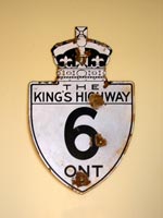 King's Hwy 6 Sign - © Cameron Bevers