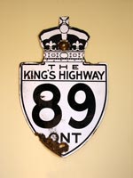 King's Hwy 89 Sign - © Cameron Bevers