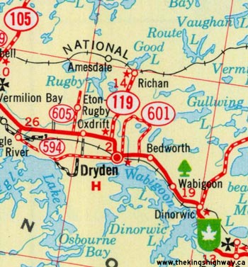 HWY 119 MAP
