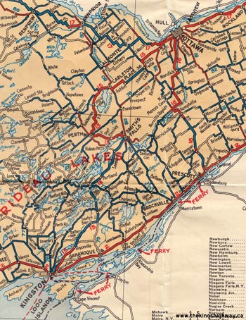 HWY 15 ROUTE MAP - 1927