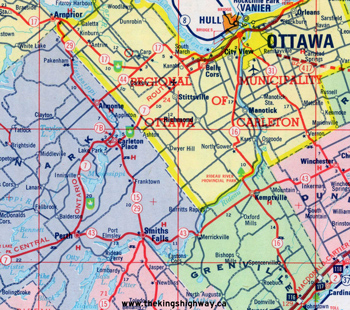 HWY 15 ROUTE MAP - 1971