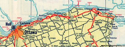 HWY 17A ALT MAP