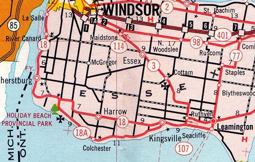 HWY 18A MAP - 1968