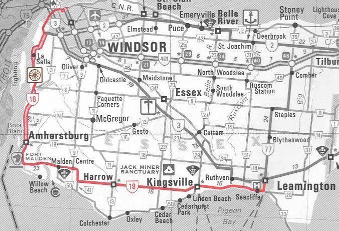 HWY 18 MAP - 1990