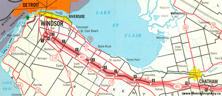 HWY 401 MAP - 1963A