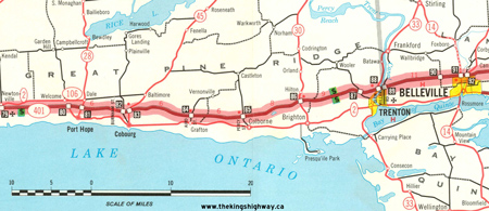 HWY 401 MAP - 1963F