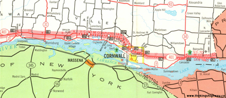 HWY 401 MAP - 1963I
