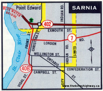 HWY 40B MAP - 1966