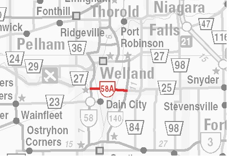HWY 58A MAP