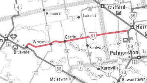 HWY 87 MAP - 1990