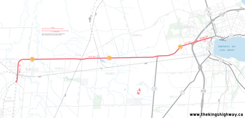 HWY 90 ROUTE MAP 1966