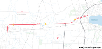 HWY 90 ROUTE MAP 1997