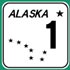 Alaska Hwy 1 Sign Graphic