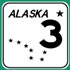 Alaska Hwy 3 Sign Graphic