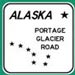 Alaska Portage Glacier Road Sign Graphic