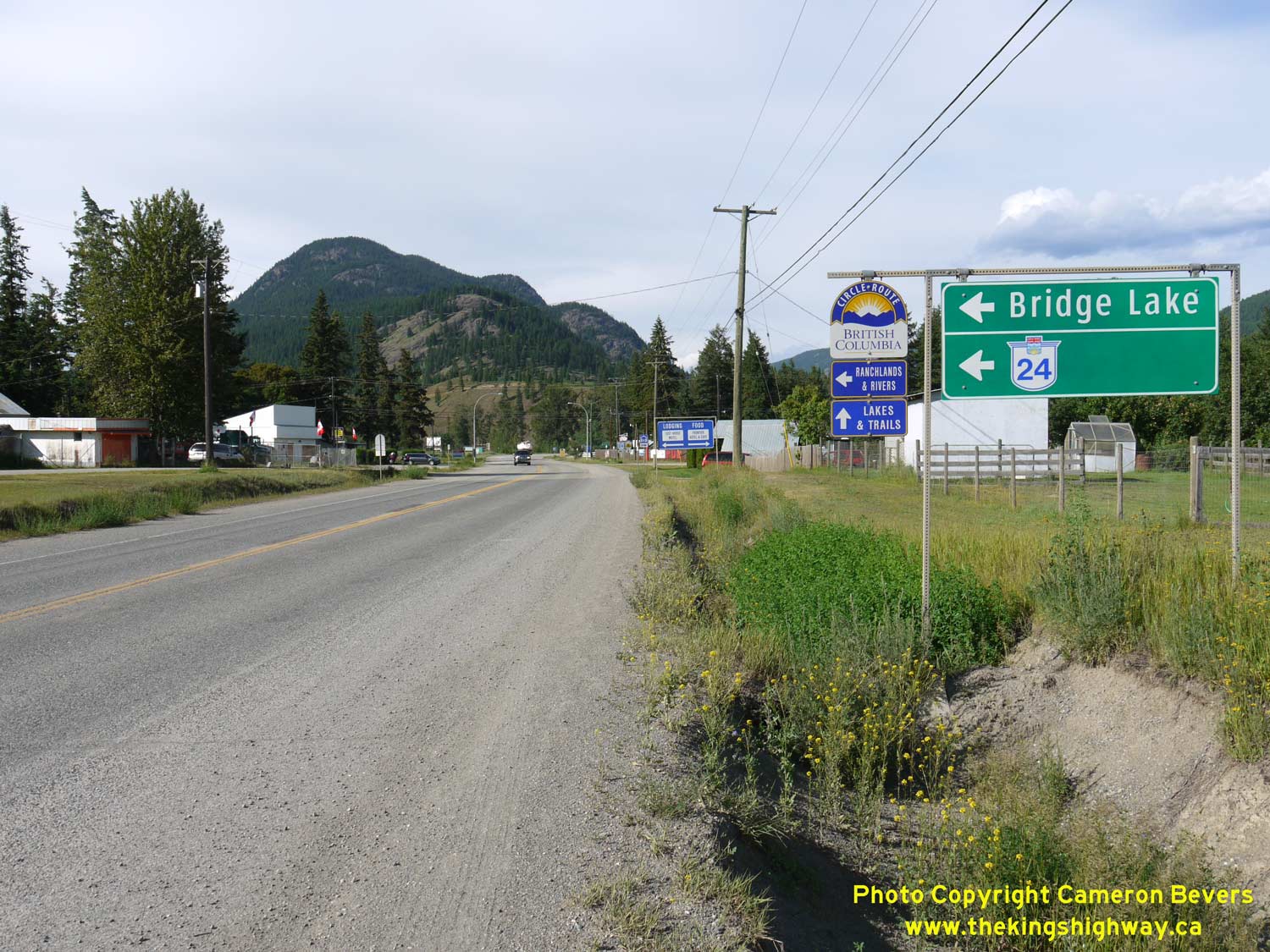 British Columbia Highway 24 (Interlakes Highway) Photographs History