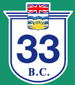 British Columbia Hwy 33 Sign Graphic