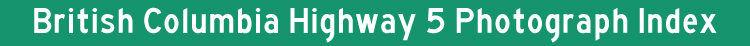 British Columbia Hwy 5 Title Graphic